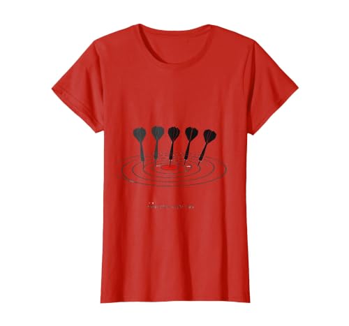Mademark Same Spot Every Time Funny Dart Player Bar Humor Gift T-Shirt - size chart