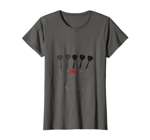 Mademark Same Spot Every Time Funny Dart Player Bar Humor Gift T-Shirt - size chart