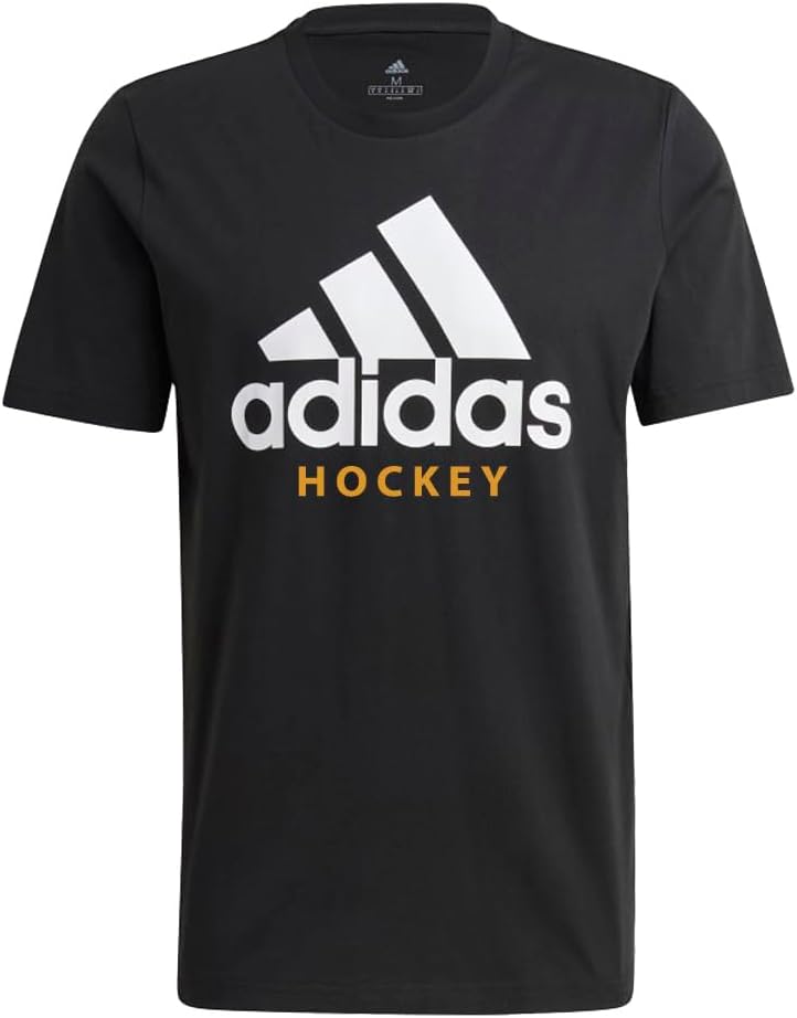 adidas Men's Hockey Logo Tee - Black