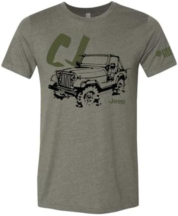 Jeep Wrangler Classic LDD Series Original Artwork Designs Triblend Supersoft T-Shirts - CJ