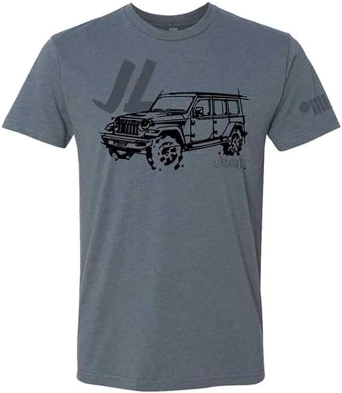 Jeep Wrangler Classic LDD Series Original Artwork Designs Triblend Supersoft T-Shirts - Wrangler JL
