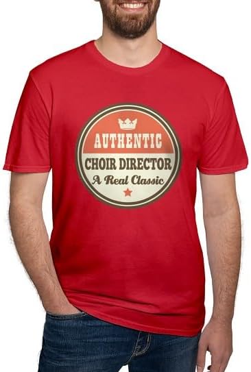 CafePress Choir Director Vintage Fitted T Shirt Men's Semi-Fitted Classic Cotton T-Shirt - Red