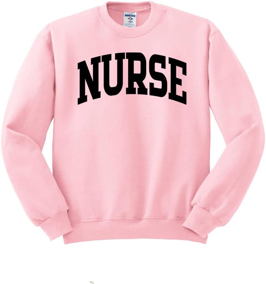 Nurse Collegiate Sweatshirt Unisex - Pink