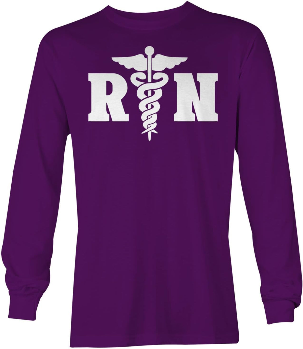 Tcombo RN - Registered Nurse Nursing Unisex Long Sleeve Shirt - Purple