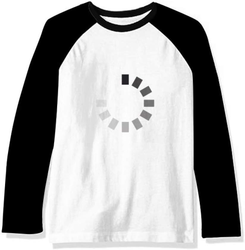 Programmer Program Interface Loading Long Sleeve Top Raglan T-shirt Cloth - As Pictured