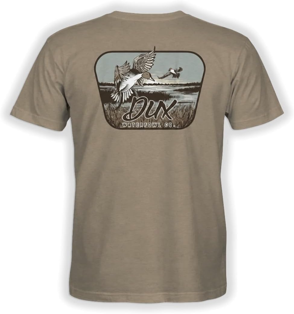 DUX Men's Pintail Marsh T-Shirt - Brown