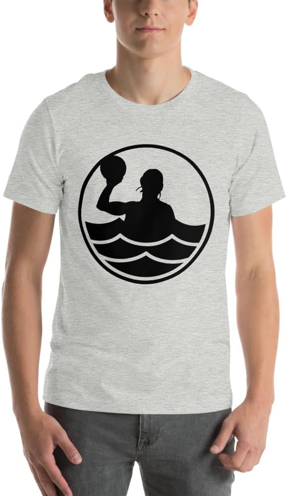Water Polo Silhouette Unisex t-Shirt - Athletic Heather