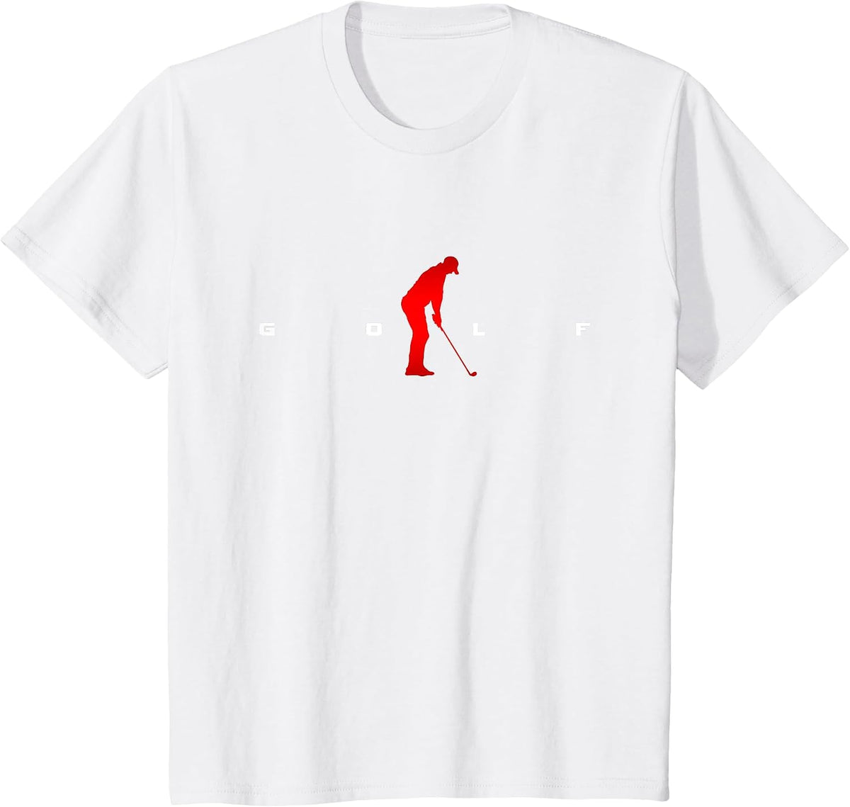 Golfer Golf T-Shirt - White