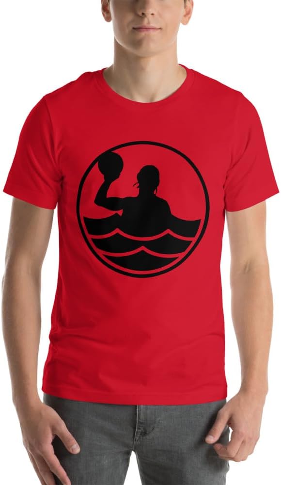 Water Polo Silhouette Unisex t-Shirt - Red
