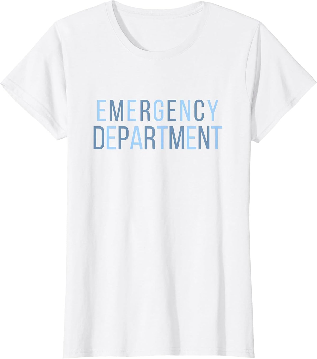 Emergency Department ER Tech Emergency Room Nurse T-Shirt - White
