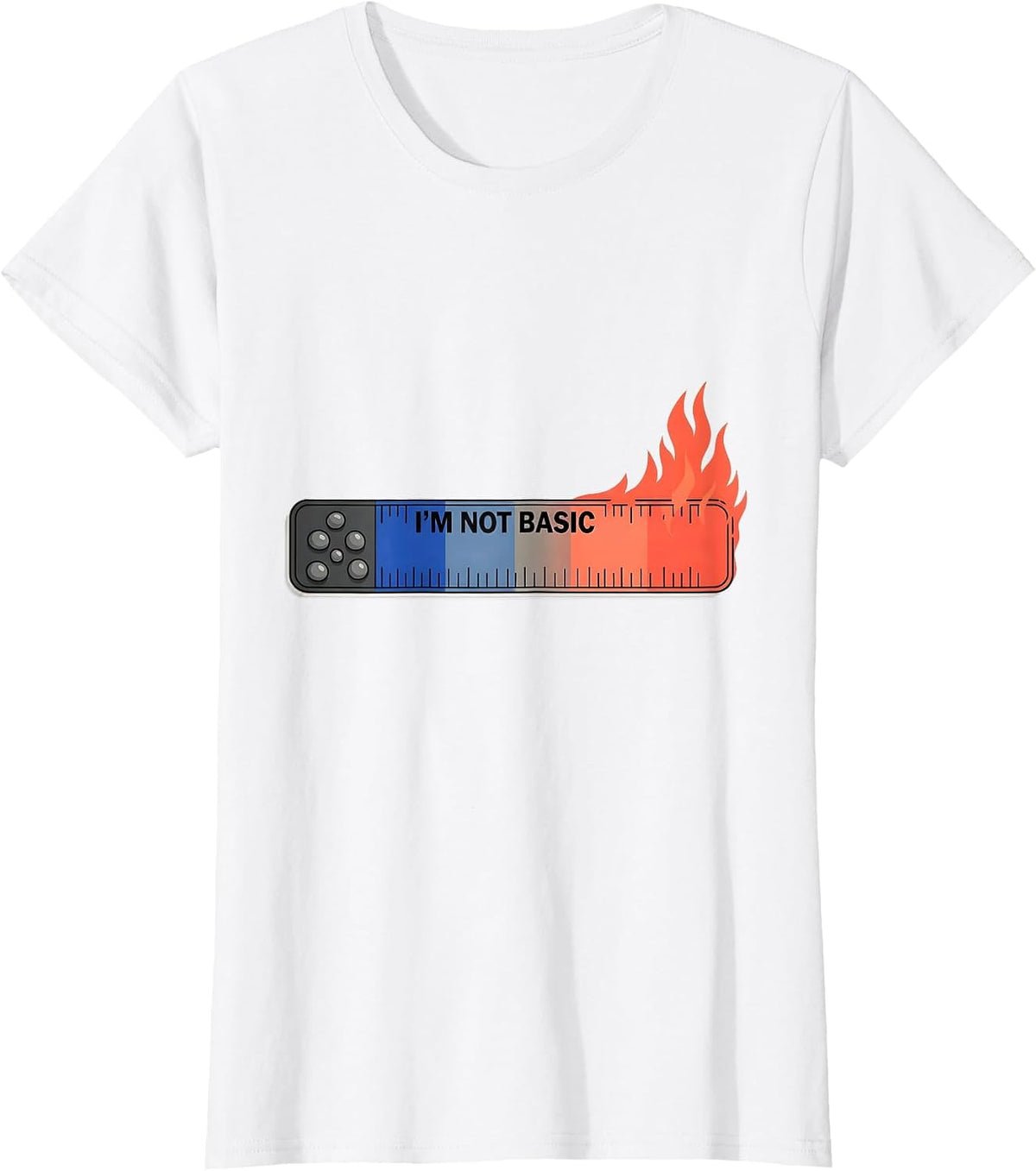 I'm Not Basic Funny Chemistry Science Nerd Humor T-Shirt - White