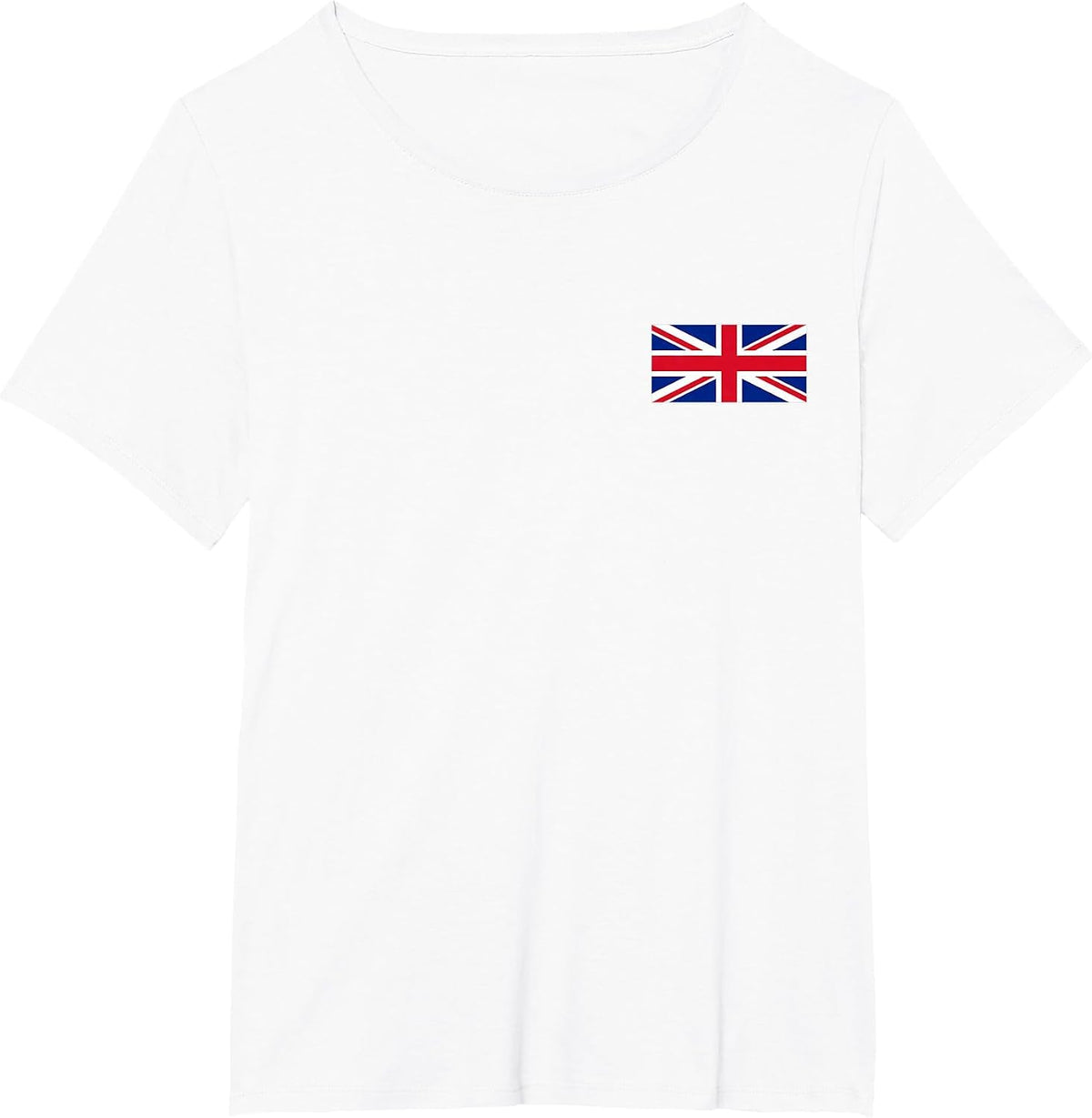 United Kingdom Flag British Union Jack UK Flags Men Women T-Shirt - White