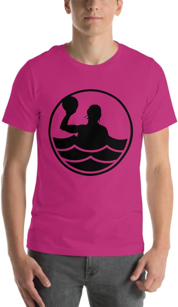 Water Polo Silhouette Unisex t-Shirt - Berry