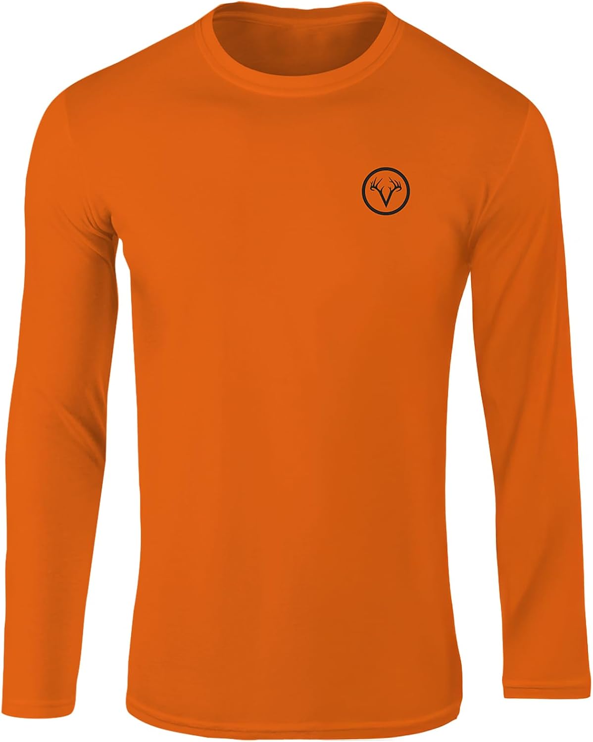 Drake Waterfowl Men's Non-Typical Antler Long Sleeve T-Shirt - Blaze Orange