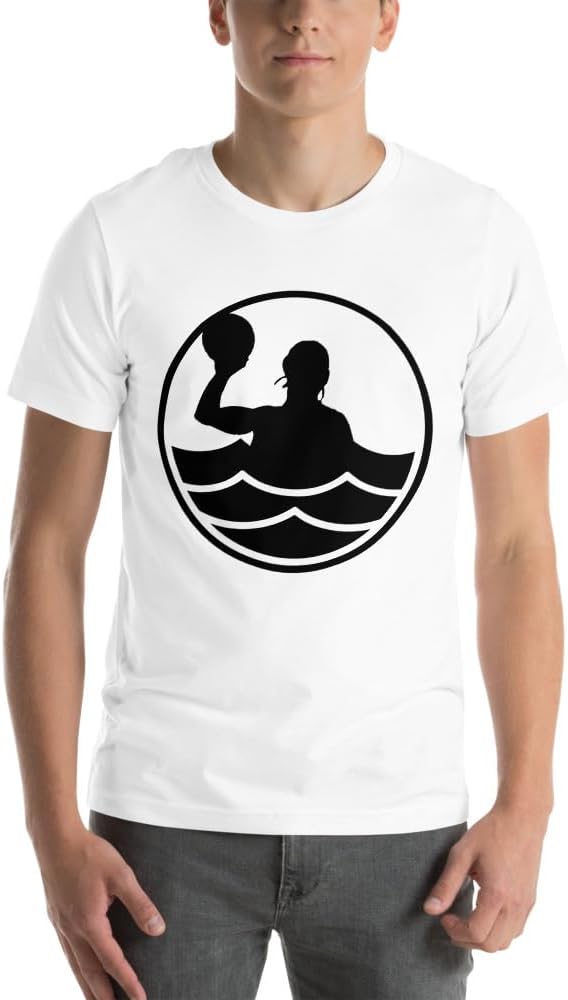 Water Polo Silhouette Unisex t-Shirt - White