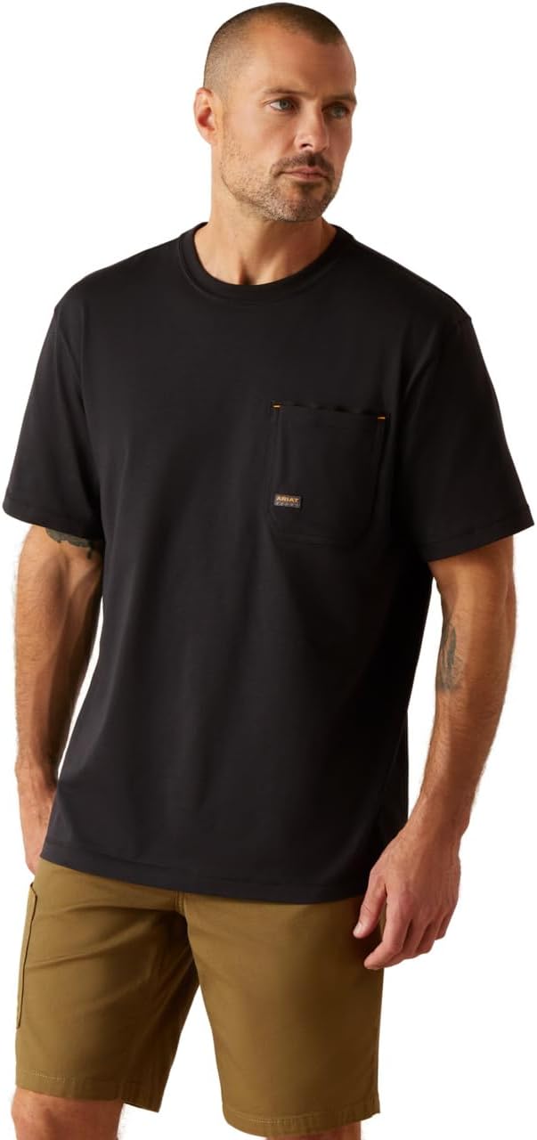 ARIAT Men's Rebar Workman 360 Airflow T-Shirt - Black