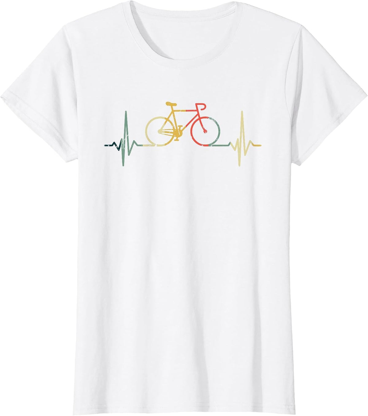 Cyclist Heartbeat Cycling T-Shirt - White