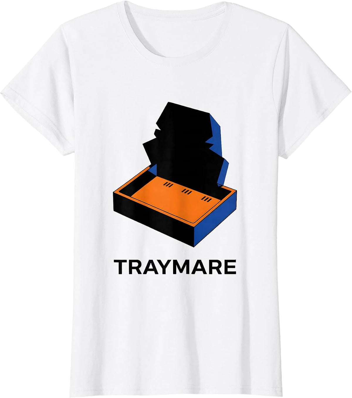 Women's Traymare Geometric Pharmacy Halloween Pharmacist Tech Crew T-Shirt - White