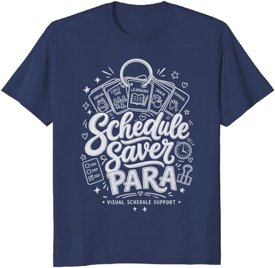 School para T-Shirt Staff Appreciation Vintage Doodle Tee - S4