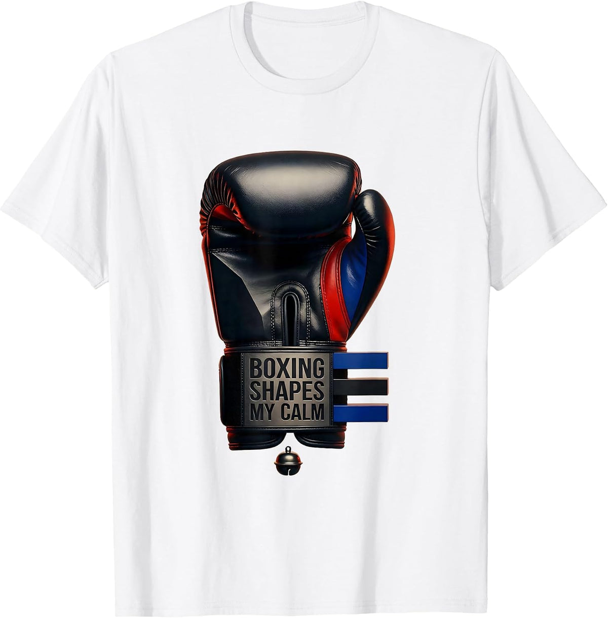 Men's Boxing Shapes My Calm Geometric Boxer Fan Gift T-Shirt - White