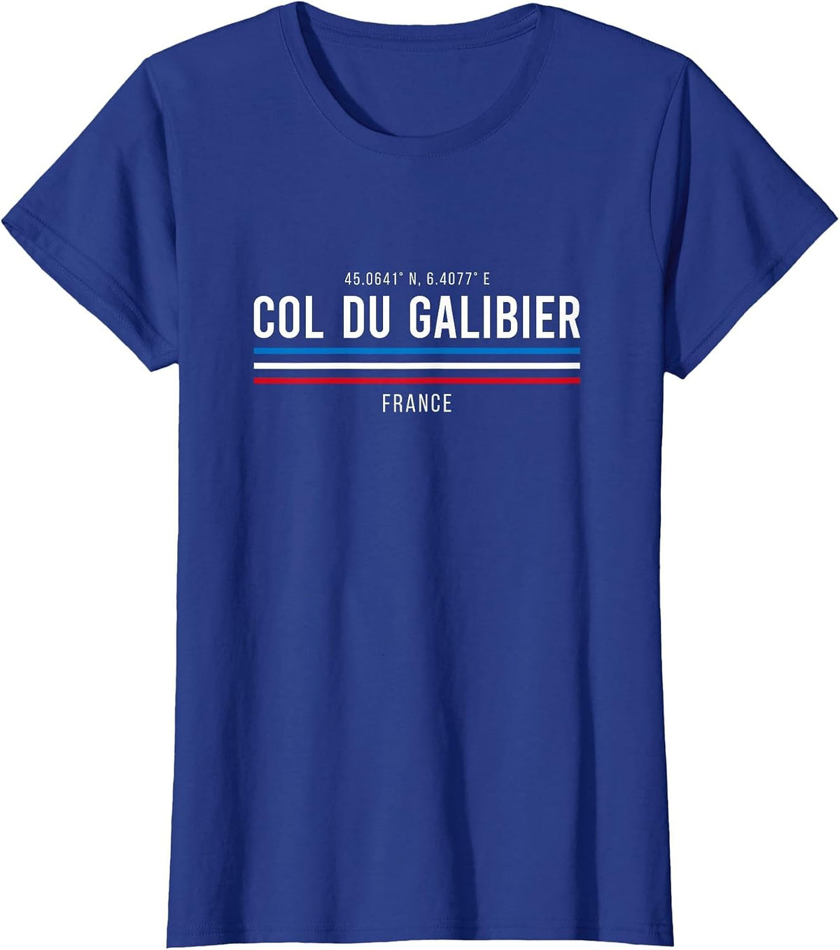 Col Du Galibier Cycling T-Shirt - Royal Blue