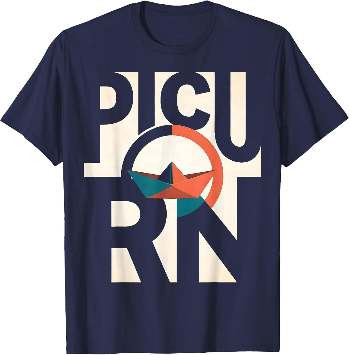 PICU RN Cute Pediatric Nurse Practitioner NICU Crew T-Shirt - Navy Blue