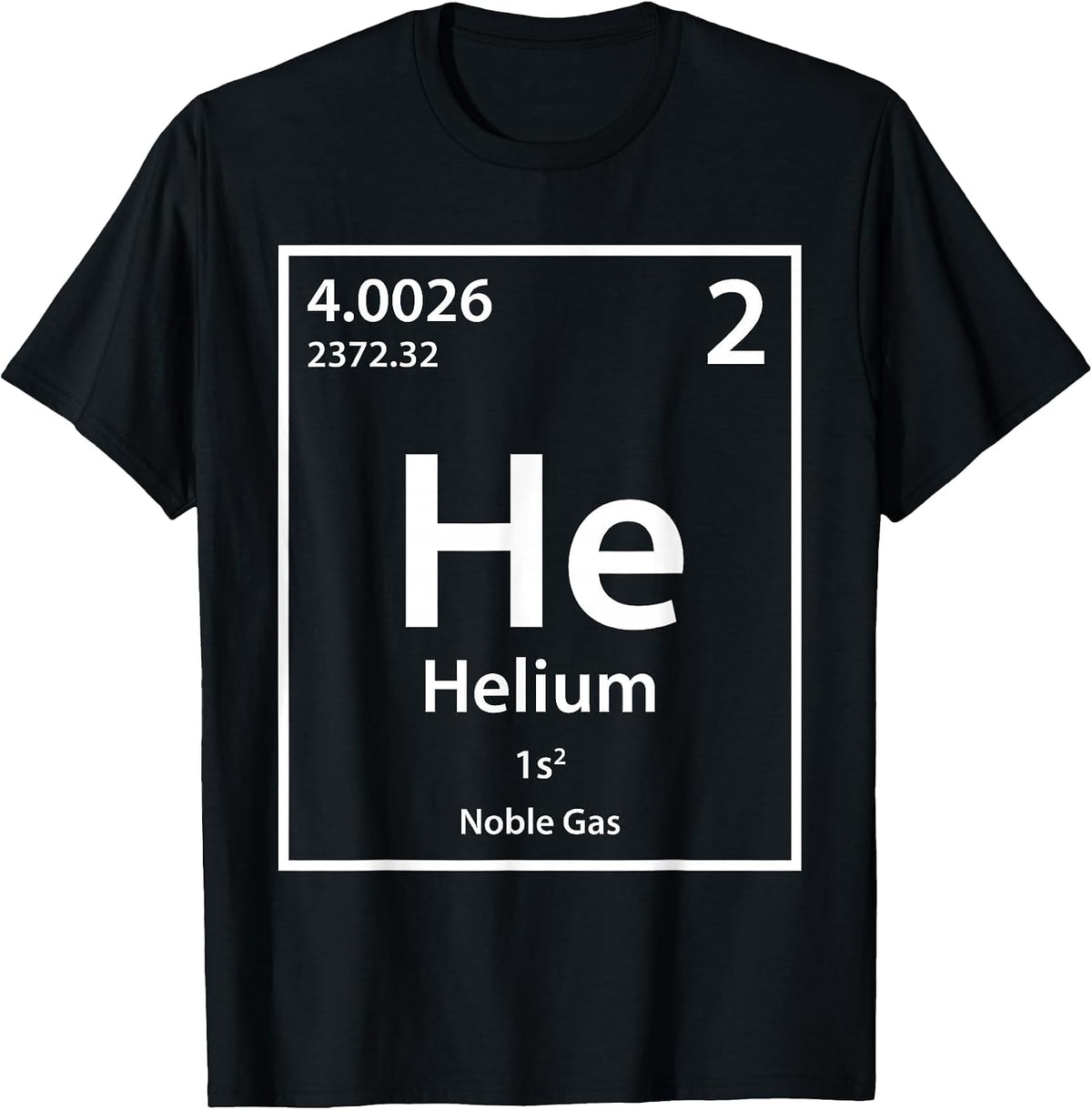 Helium Element (White) T-Shirt - Black