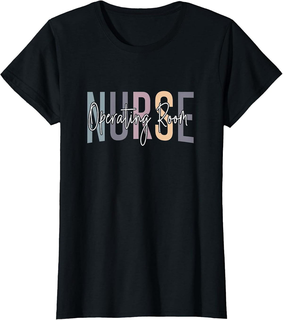 Registered Operating Room Nursing Emergency Room OR Nurse T-Shirt - Black
