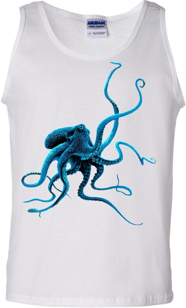 Dolphin Shirt Co Octopus Asst Colors Tank Top - White