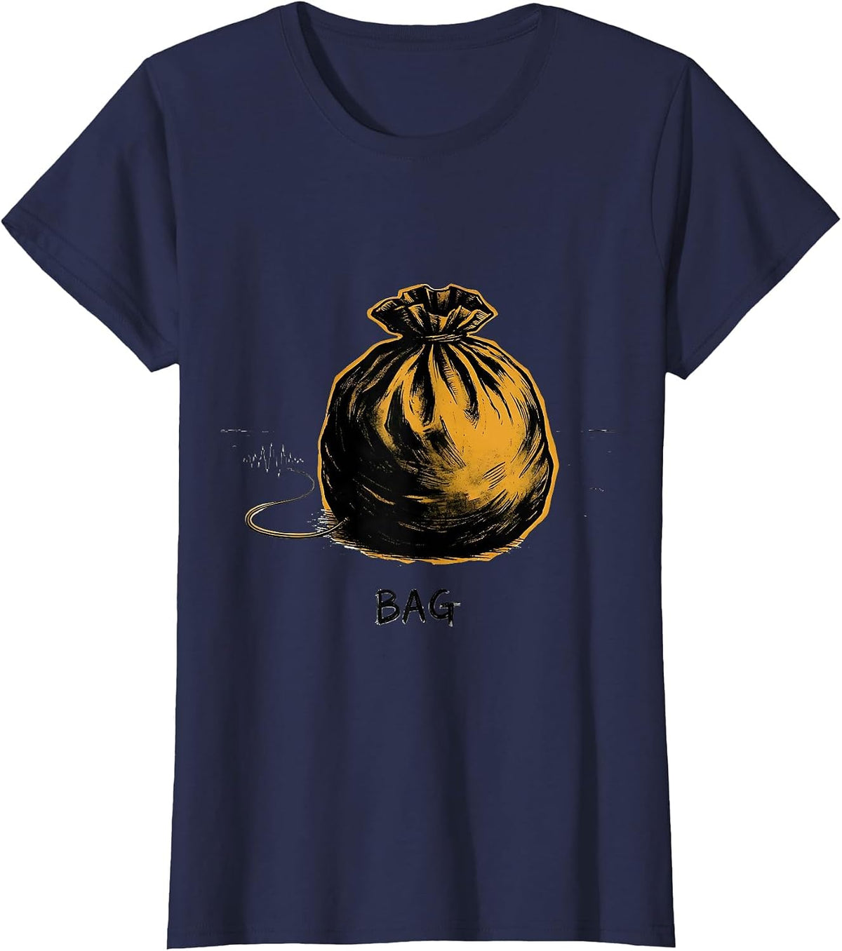 Women's Bag Respiratory Therapist RT Occupational Pride T-Shirt - Navy Blue
