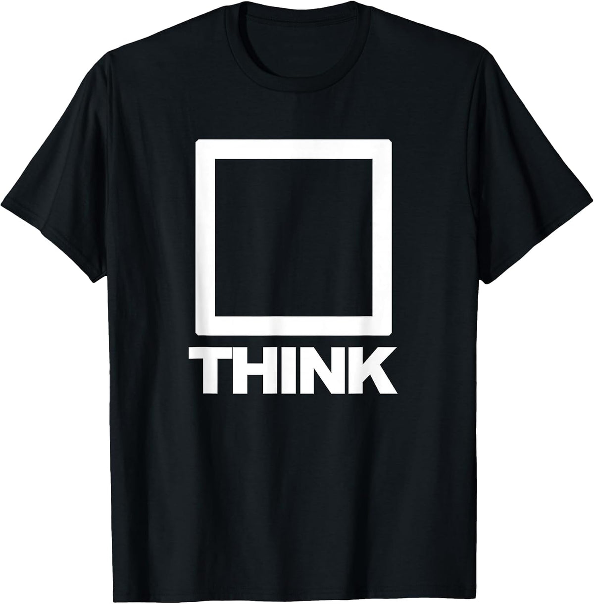 Think Located Outside The Box T-Shirt - Black