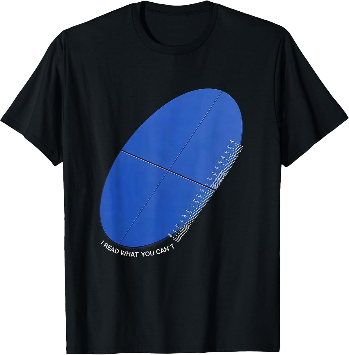 Men's I Read What You Can't Funny Pharmacy Tech Pharmacist Student T-Shirt - Black