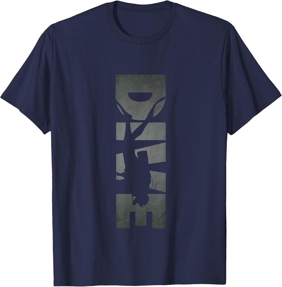 Scuba Diving Apparel - Scuba Diving T-Shirt - Navy Blue