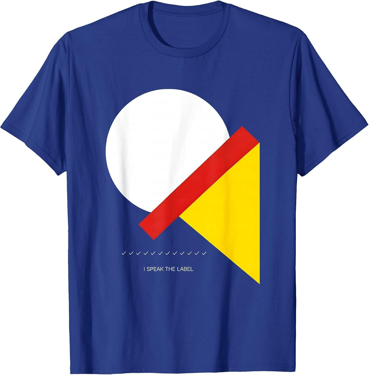 I Speak The Label Funny Pharmacy Tech Pharmacist Student T-Shirt - Royal Blue
