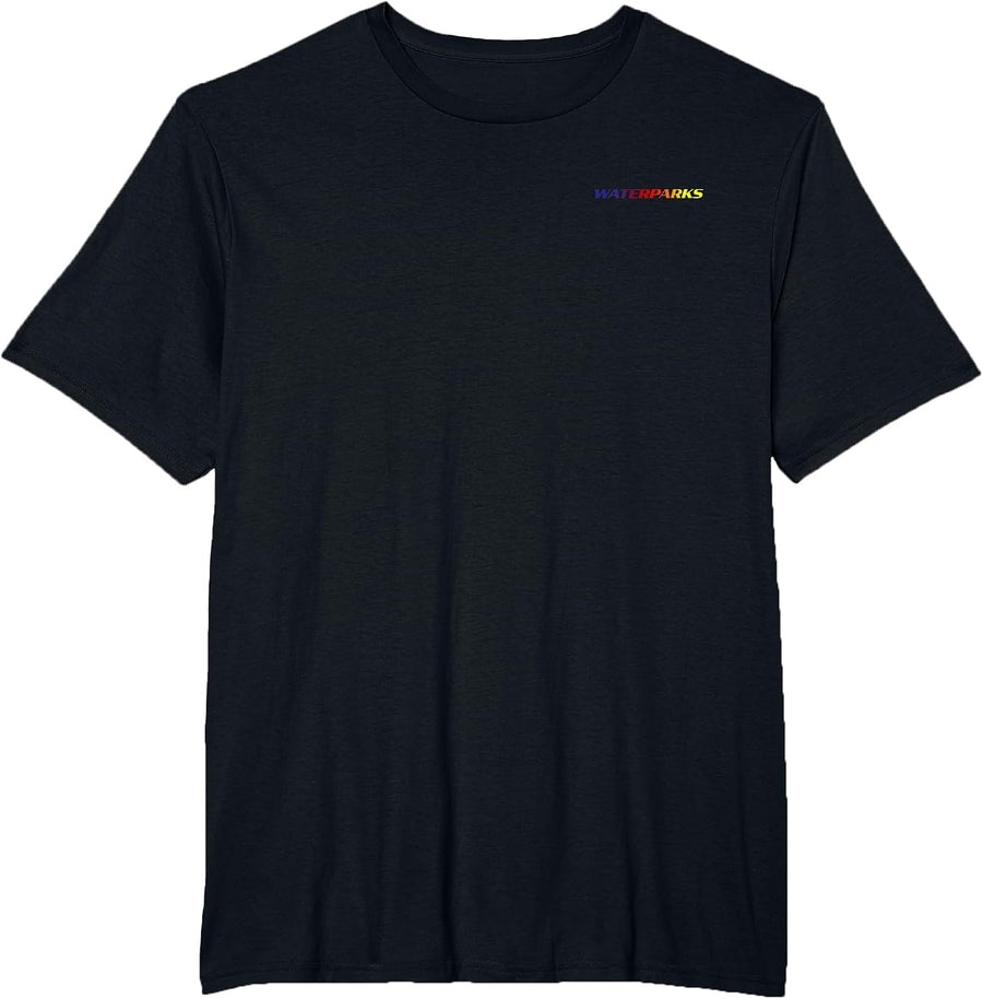 WATERPARKS Circle TRI Color Shirt T-Shirt - Black