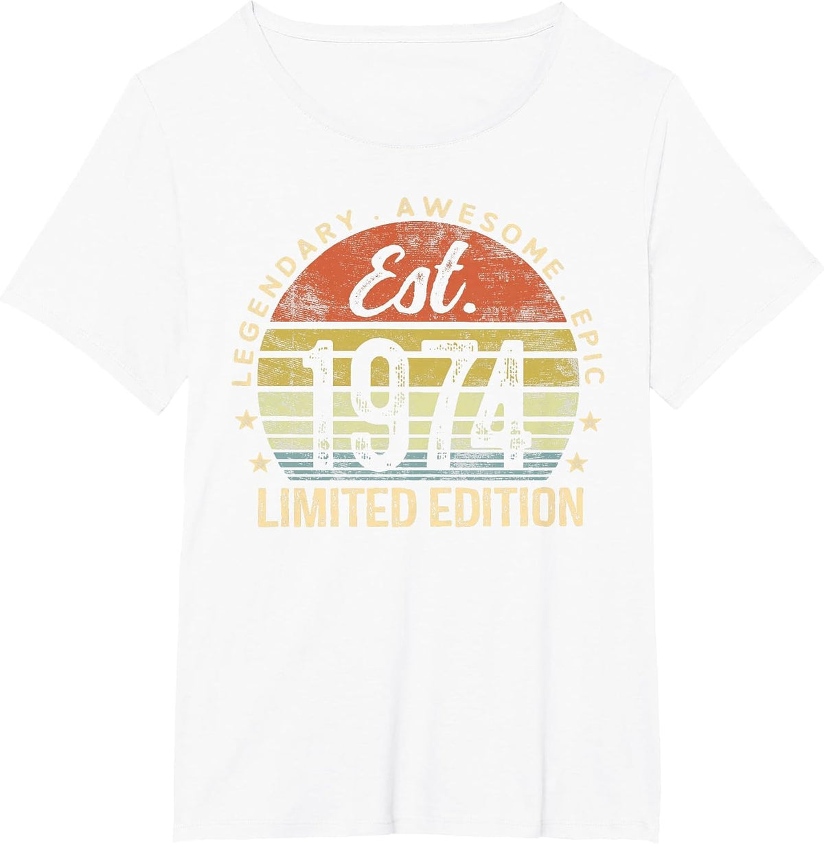 Est 1974 Limited Edition 52nd Birthday Vintage 52 Year Old T-Shirt - White