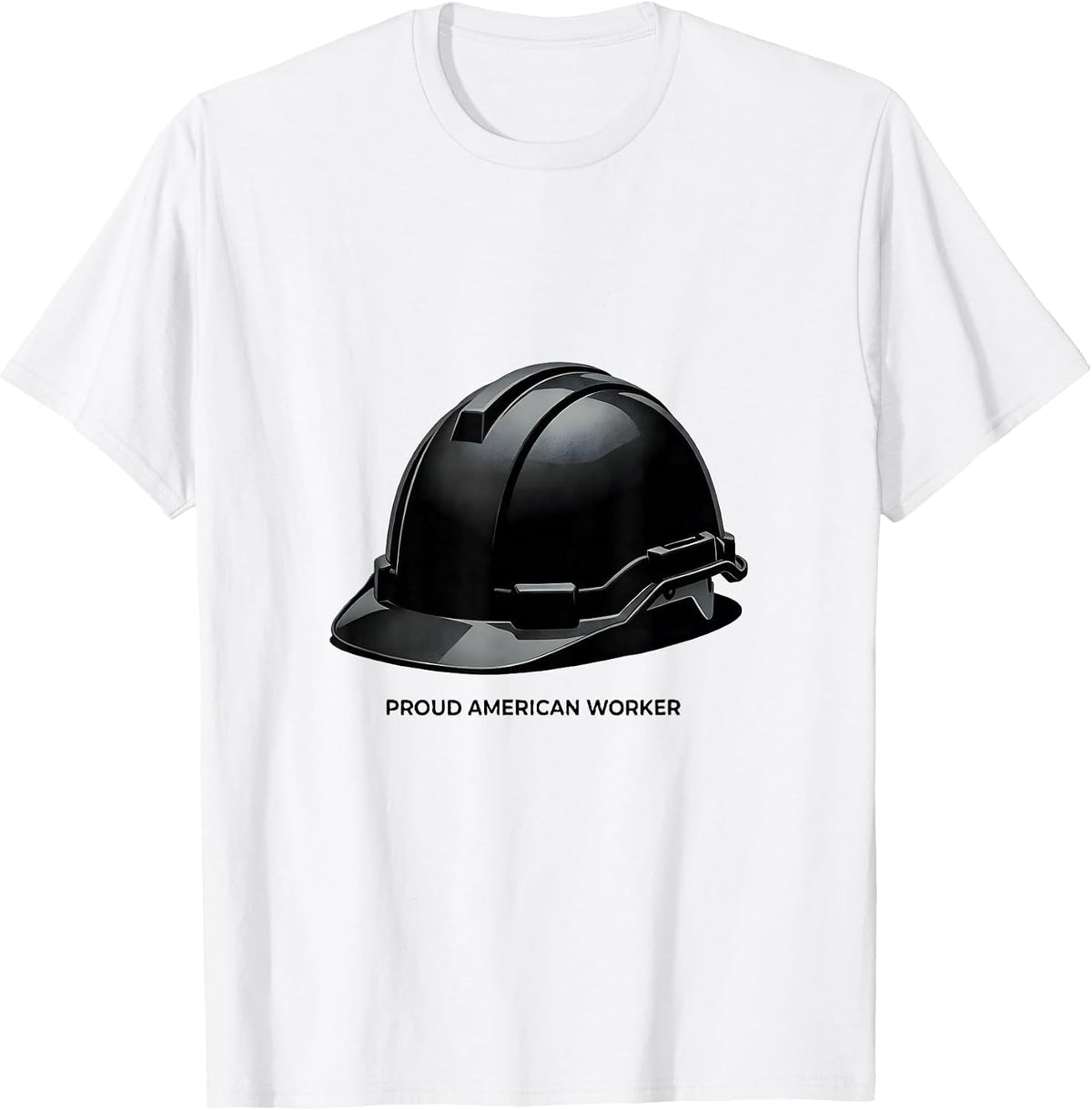 Men's Proud American Worker Patriotic Labor Day Union Pride T-Shirt - White