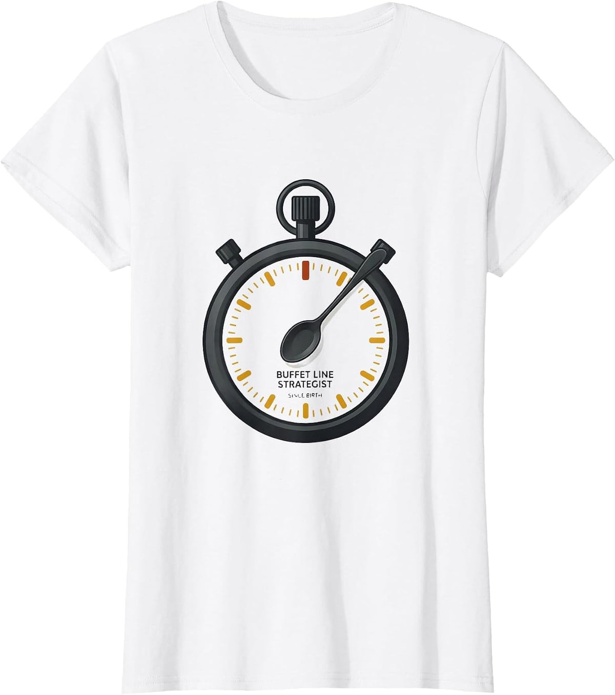 Buffet Line Strategist Since Birth Funny Family Reunion T-Shirt - White