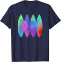 Cute Summer Kayaking, Canoeing, Paddling, tie dye, Kayak tee T-Shirt - Navy Blue