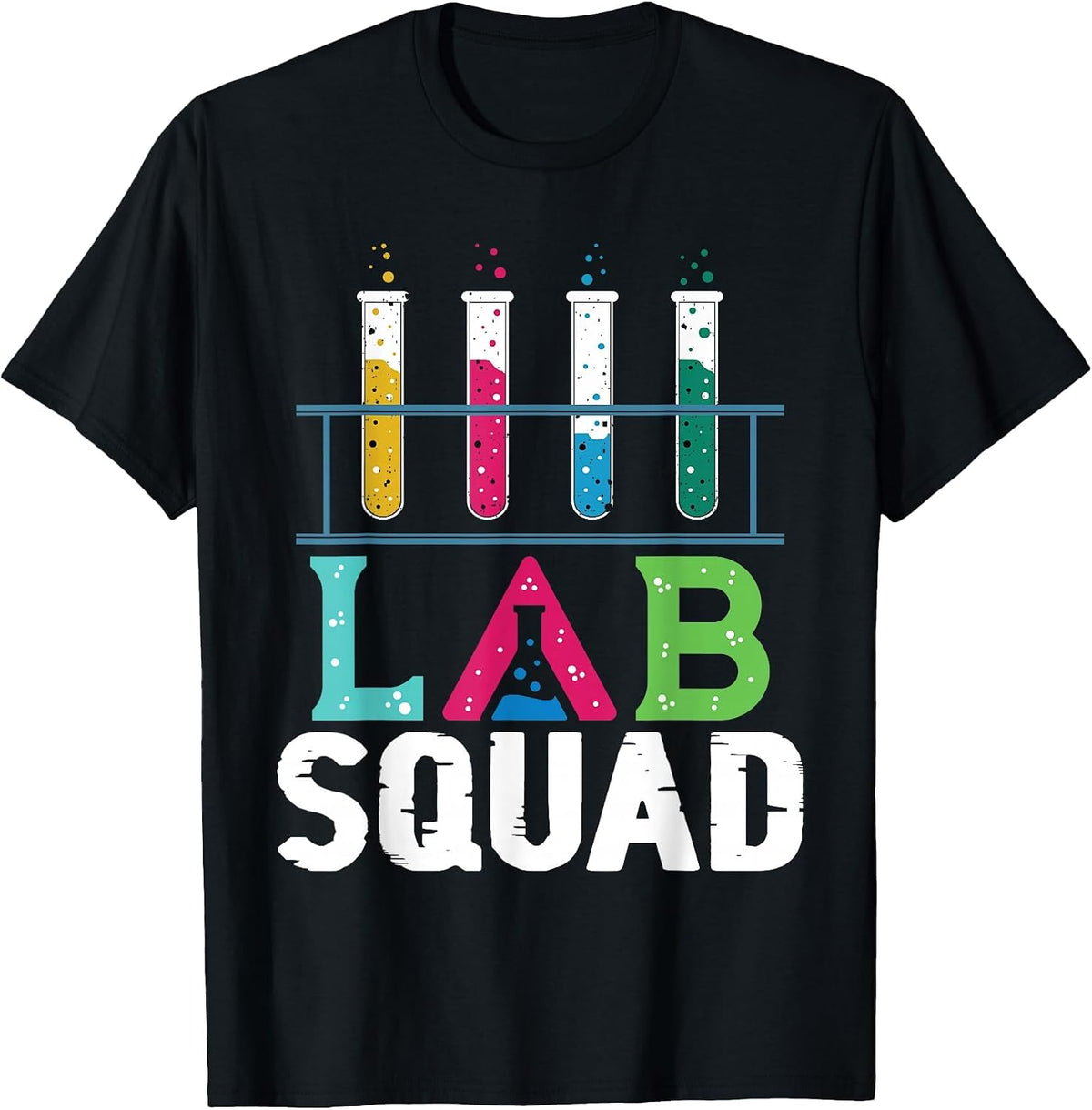 Laboratory Technician Lab Squad Shirt Medical Laboratory T-Shirt - Black