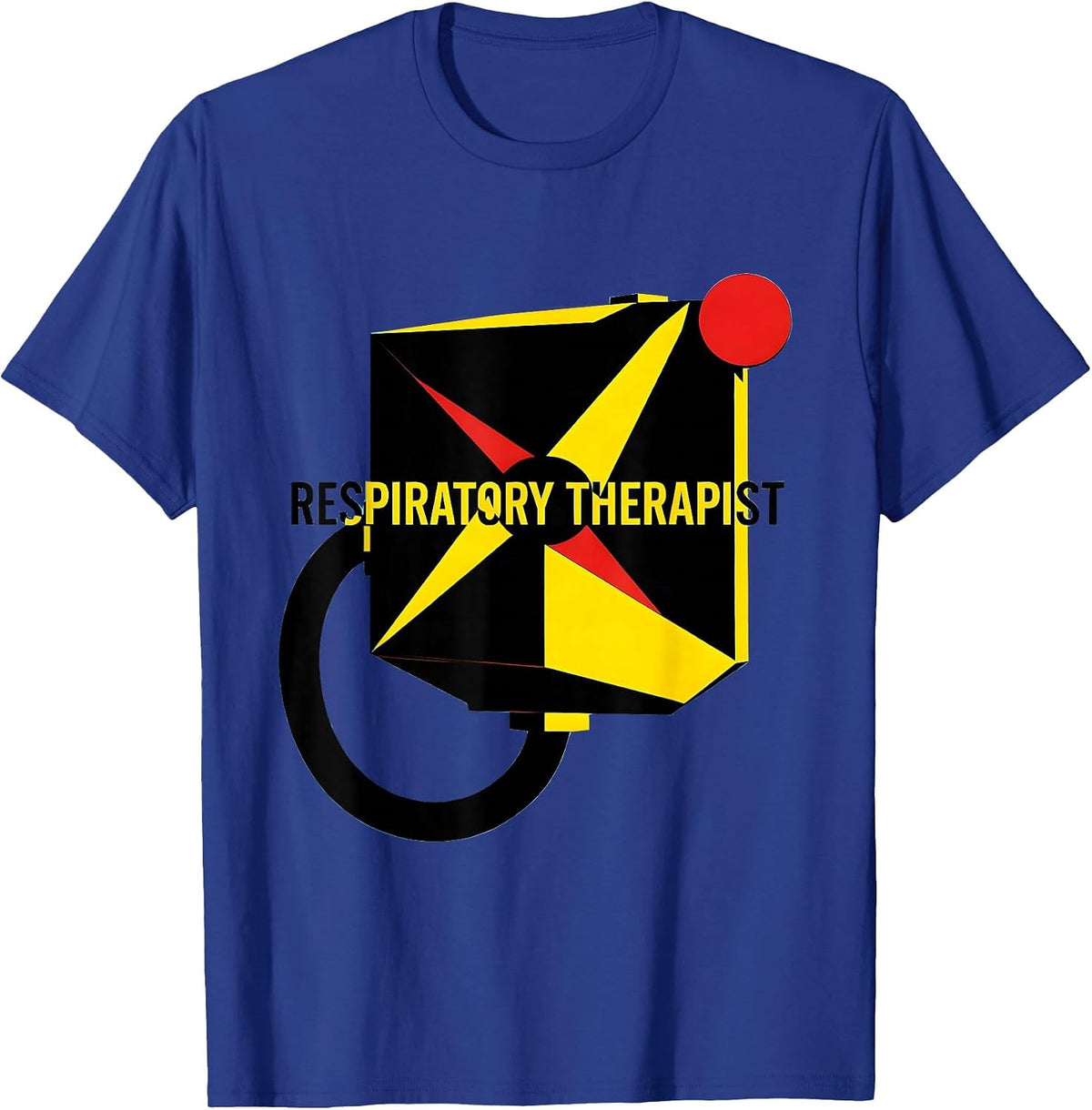 Men's Respiratory Therapist Modernist RT Profession Pride T-Shirt - Royal Blue