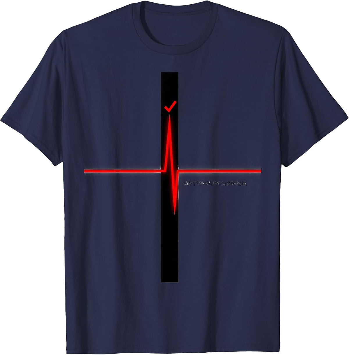 L&D Crew On The Clock 2026 Festive Nurse Crew New Year Eve T-Shirt - Navy Blue