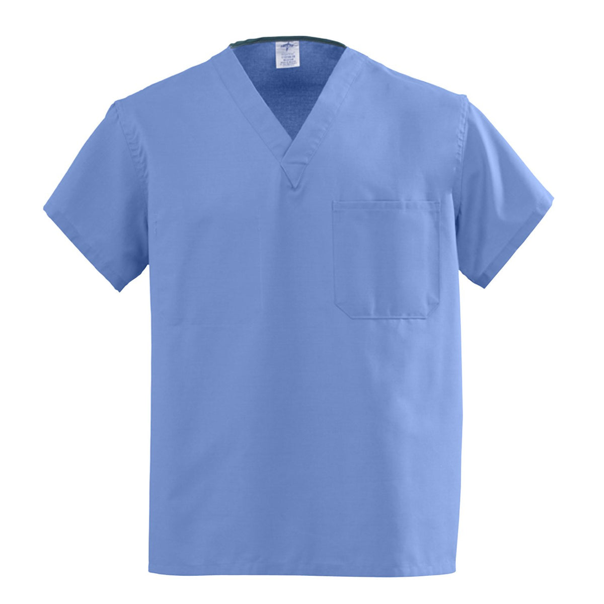 Medline Angelstat Unisex Reversible V-neck Scrub Top M610nht3xl-ca, 1 Pound - 3X-Large Sapphire