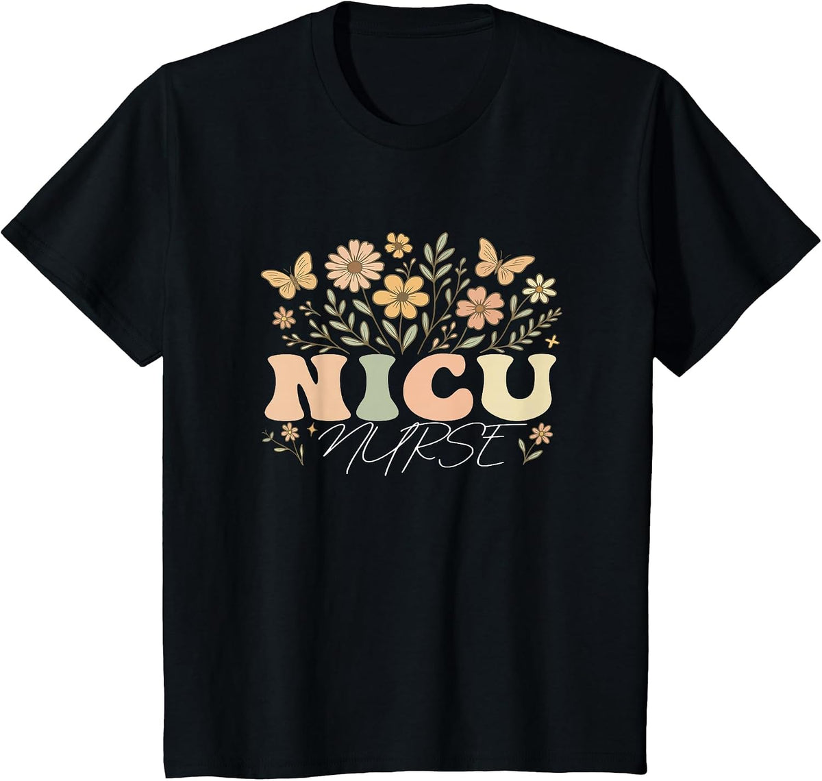 NICU Nurse Neonatal Intensive Care Unit Nurse Day & Week T-Shirt - Black