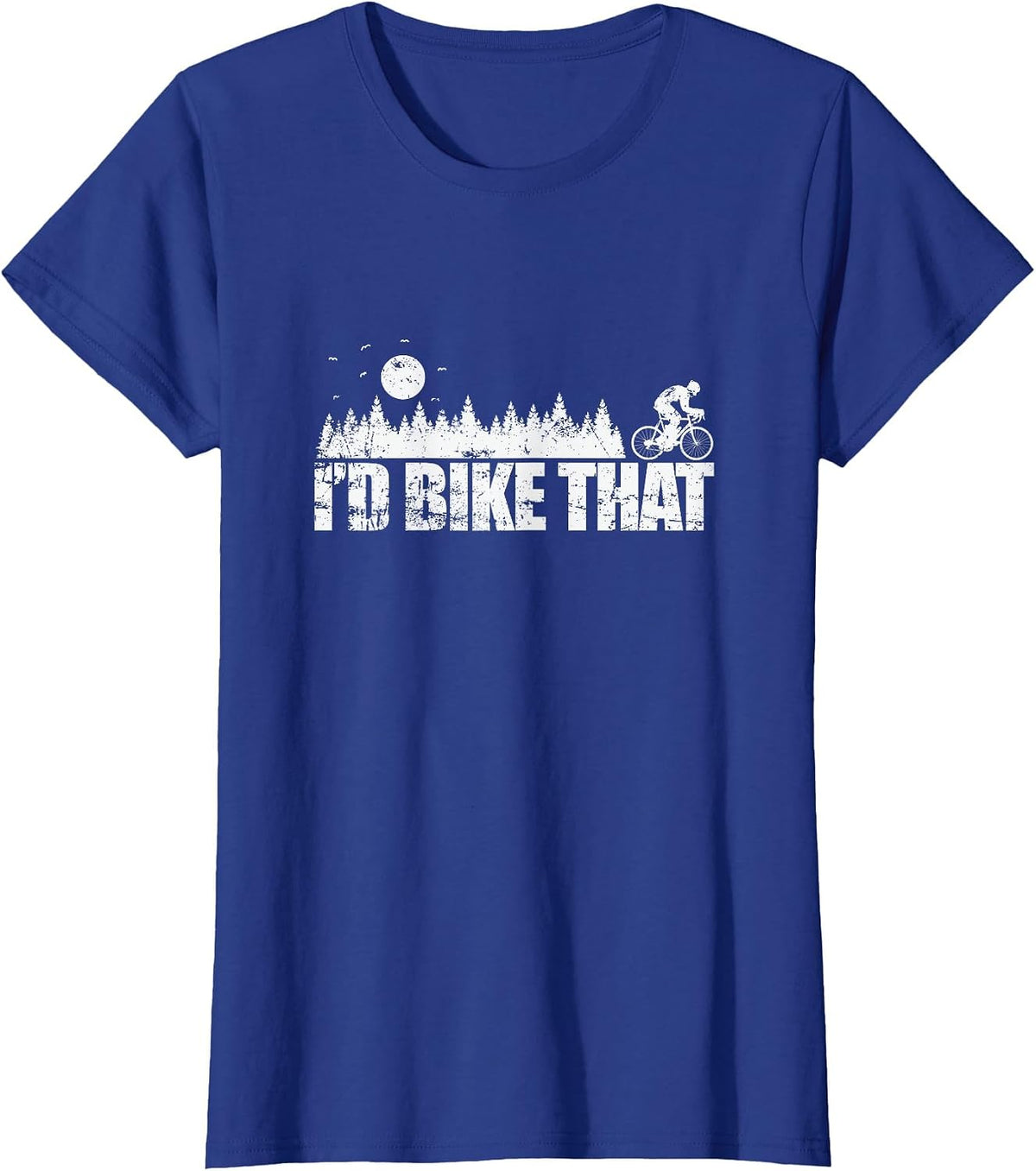 I'd Bike that Cycling Fun Without Any Limits T-Shirt - Royal Blue