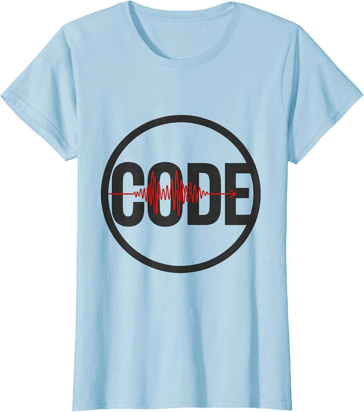 CODE Respiratory Therapist RT Professional Pride T-Shirt - Baby Blue