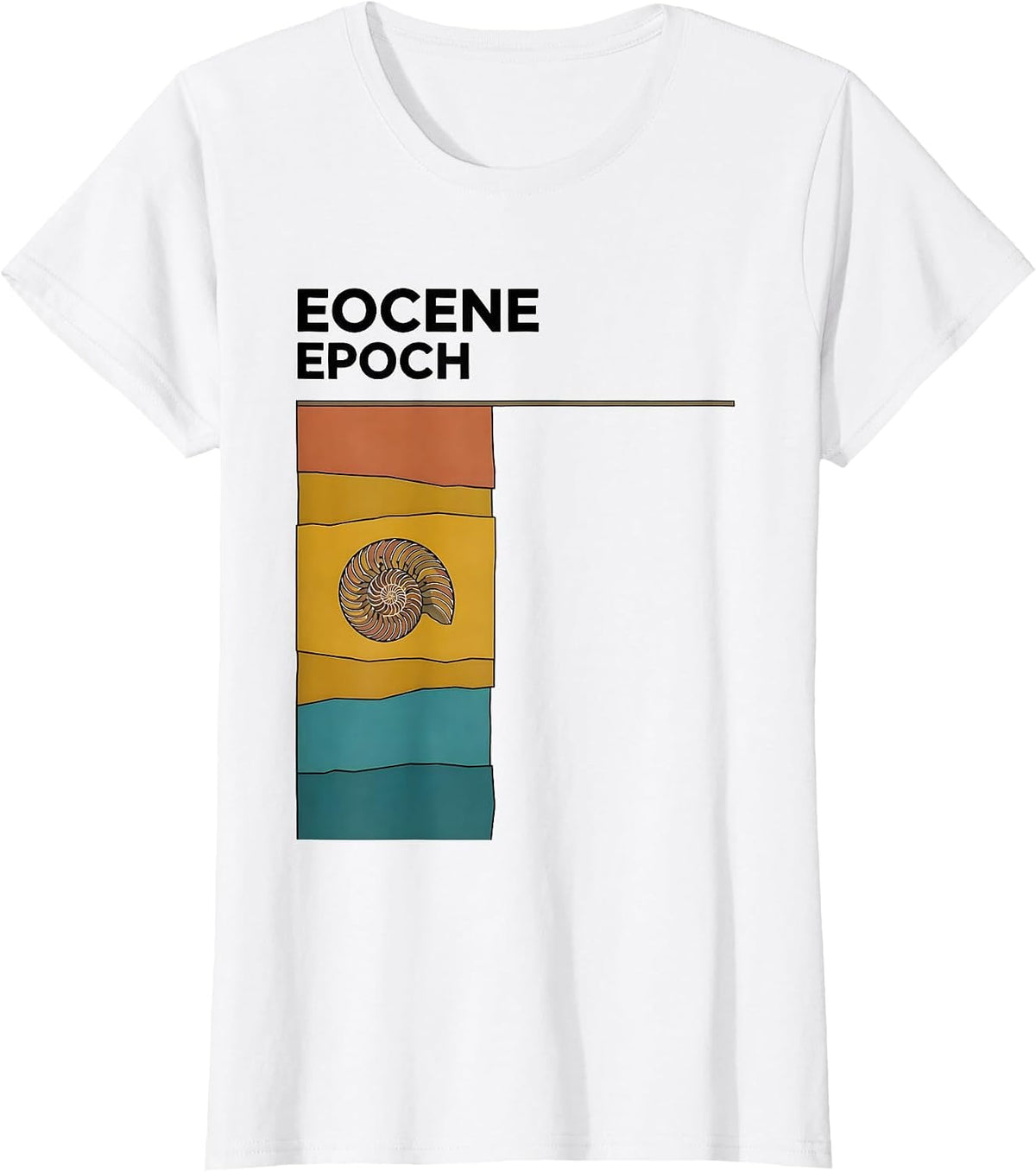 Eocene Epoch Funny Rock Collector Geologist Humor T-Shirt - White