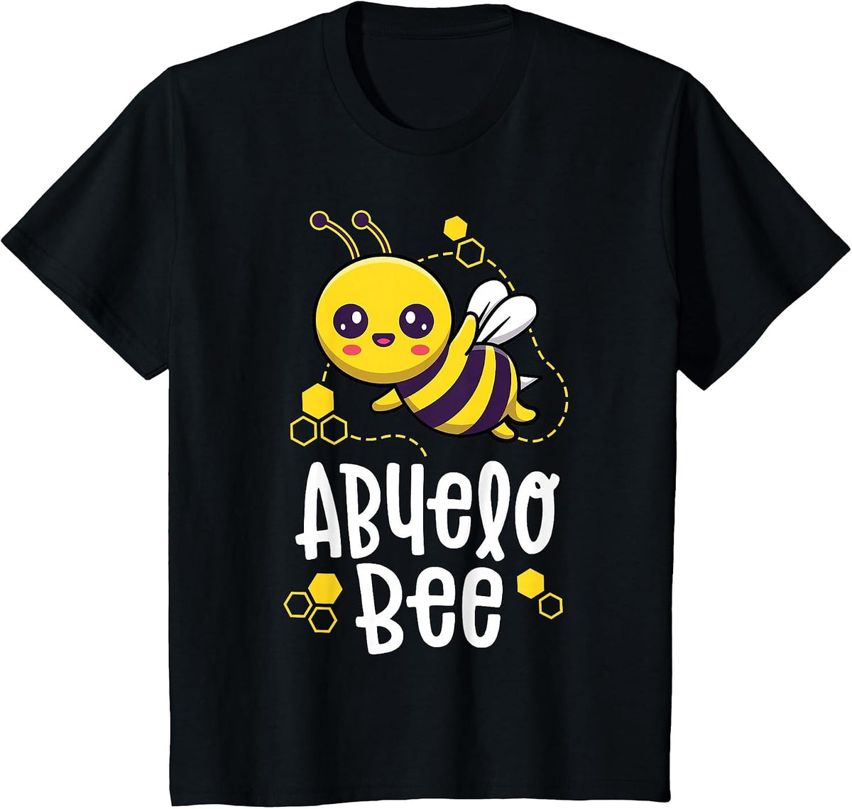 Family Bee Shirts Abuelo Latino Spanish Birthday Outfit T-Shirt - Black