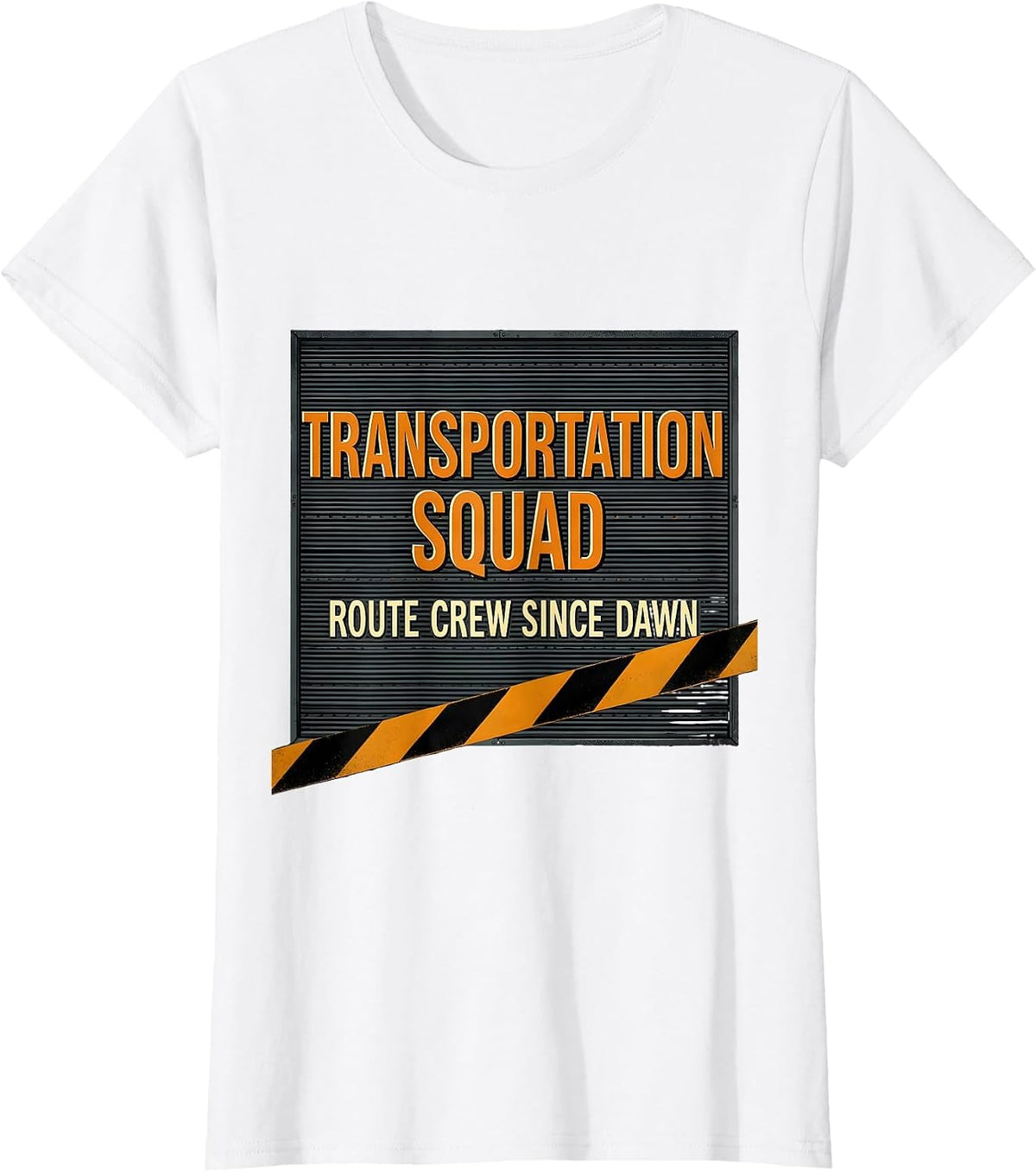 Transportation Squad Route Crew Since Dawn School Bus Driver T-Shirt - White