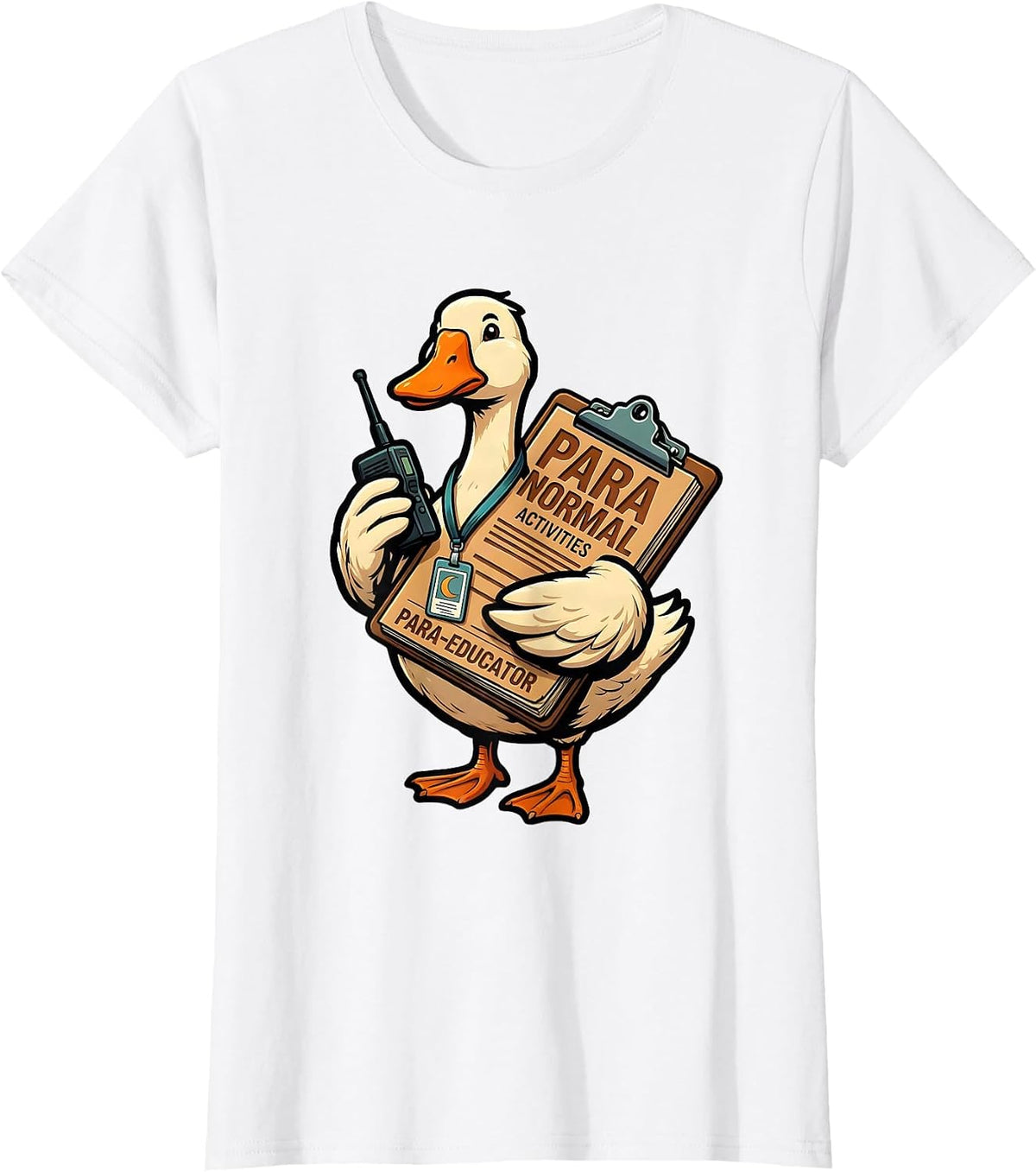 Para Normal Activities Para-Educator Funny Para Teacher T-Shirt - White
